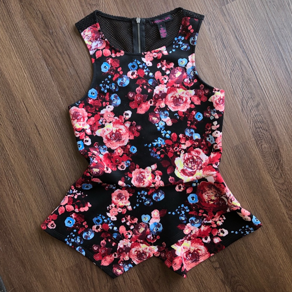 Floral tank top